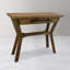 36" Natural Solid Wood Distressed A Frame Console Table And Drawers