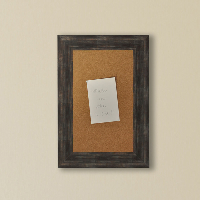 Linlin Cork Corkboard / Bulletin Board, 2' 6" H x 2' W