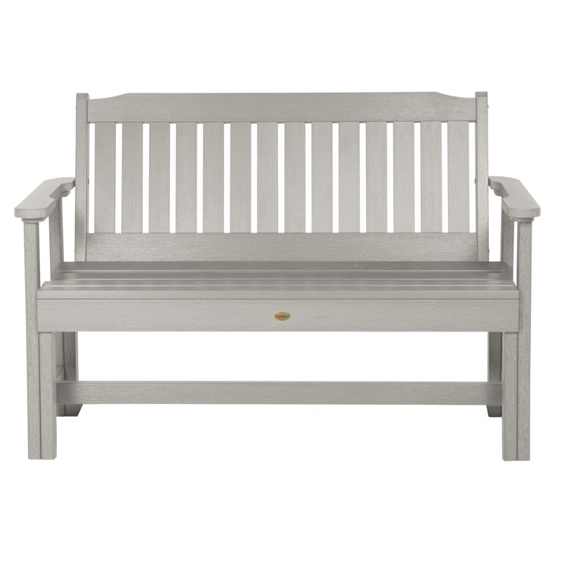 Banc de jardin en plastique Lunz, Gris havre