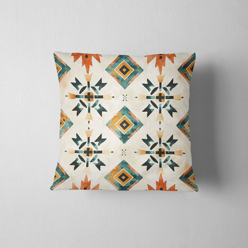 Reversible Pillow Cover, 18"H x 18"W