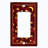 Patterned 1 - Gang Toggle Light Switch Standard Wall Plate