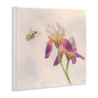 Art mural, abeilles printanières, par Connie Resch