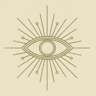 «Eye Symbole I» par Victoria Barnes - impression sur toile tendue