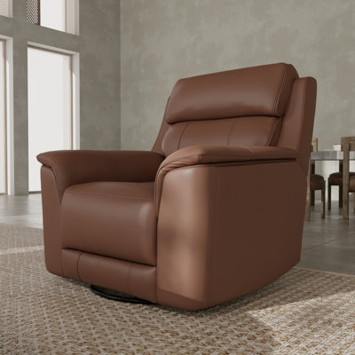 Oslo Manual Glider Recliner In Pecan