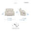 Fauteuil inclinable manuel transitionnel 57 po Ormond-194029249