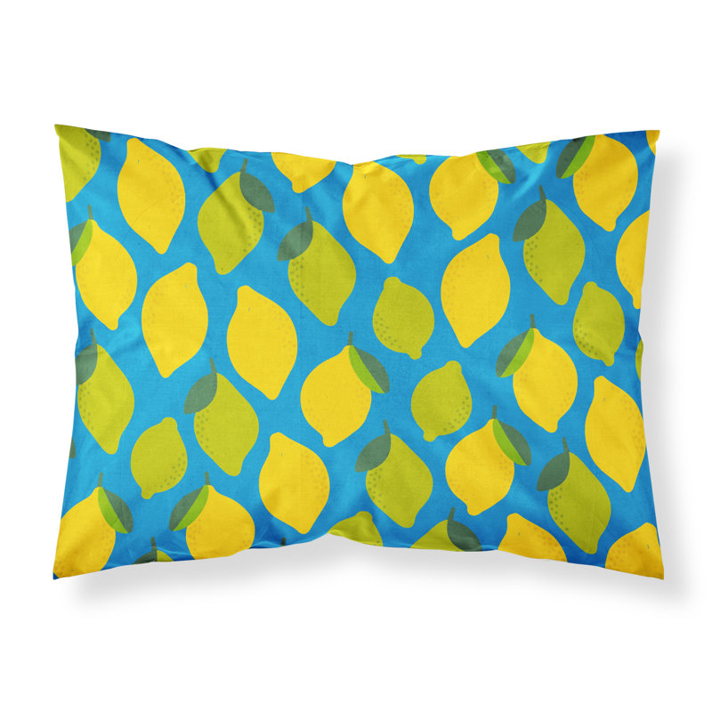 Taie d’oreiller citrons et limes