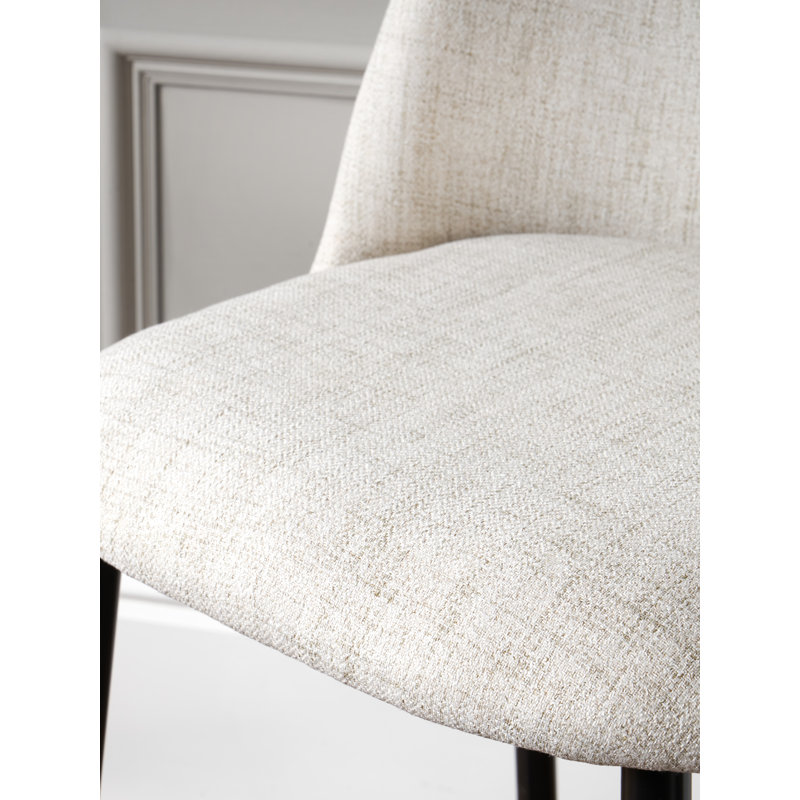 Turi 43cm H Upholstered Metal Upholstered Back Accent, Grey