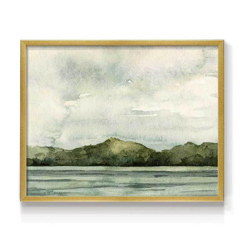 Riverside II -Framed Print - Restickable, 16" H x 20" W