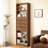 Roanoke Modern Medieval 6-layer Bookshelf With Storage Drawers