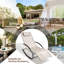 Chaise longue d'extérieur en métal Tyshika-1108327176