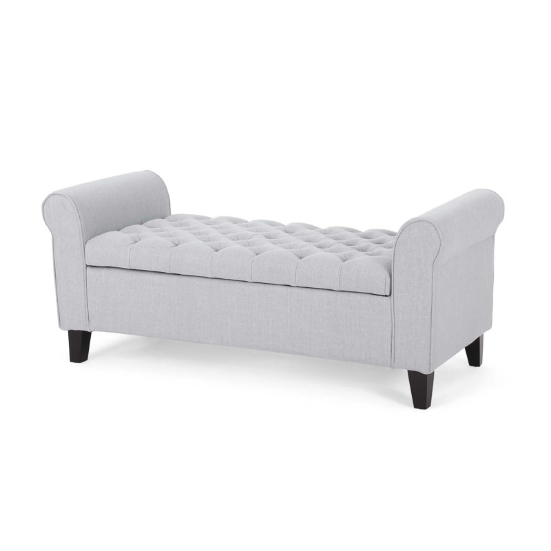 Hayes Armed Storage Bench