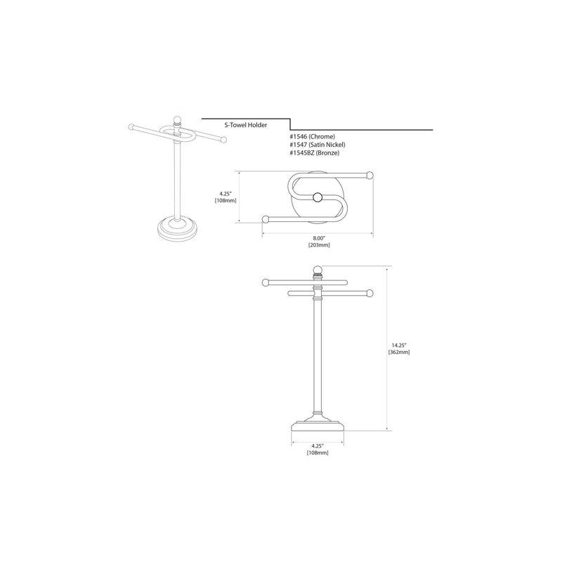 Articles de comptoir essentiels | Porte-serviettes à main avec base circulaire rembourrée et lestée, pour salle de bain, cuisine