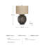 Lampe de table Carlenbury