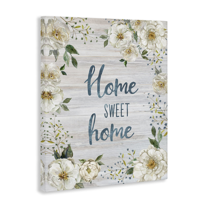 Sweet Home Shabby Elegance Canvas Wall Art by Carol Robinson, 48" H x 36" W