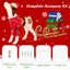 Boîte de Noël et traîneau pour chien