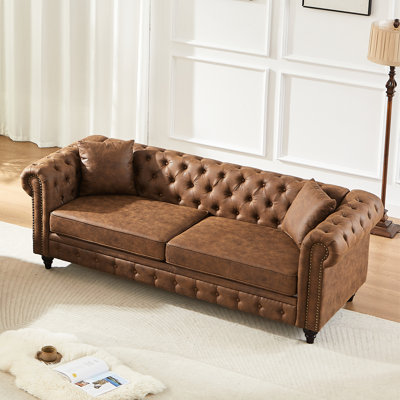 Canapé Chesterfield 85,5 po