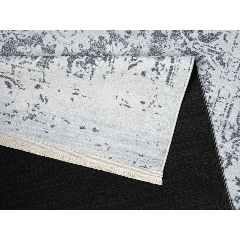 Tapis rectangulaire Daemen avec envers antidérapant, Rectangle 6 pi 7 po x 9 pi 6 po