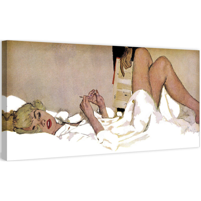 " Organization Wife " by Coby Whitmore Painting Print, 18" H x 36" W