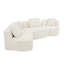 Canapé d'angle modulaire rembourré de 137,8 pouces de large-1511141743