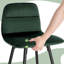 Enrique Upholstered Counter Stool with Metal Frame-1341748184
