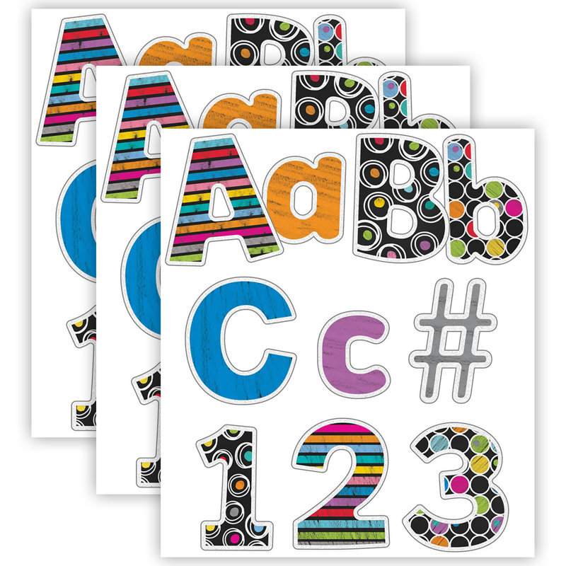 Tableau noir combiné de lettres EZ