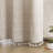 Clairece Geometric Tassels Shower Curtain with Snap-in Liner, No Hooks Required-333558045