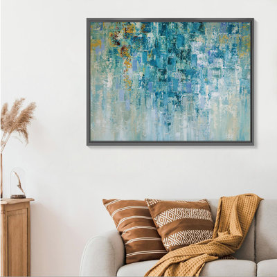 Abstract Modern - Single Picture Frame Print on Canvas