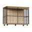 Cage pour chien avec plateau et roues-974121796