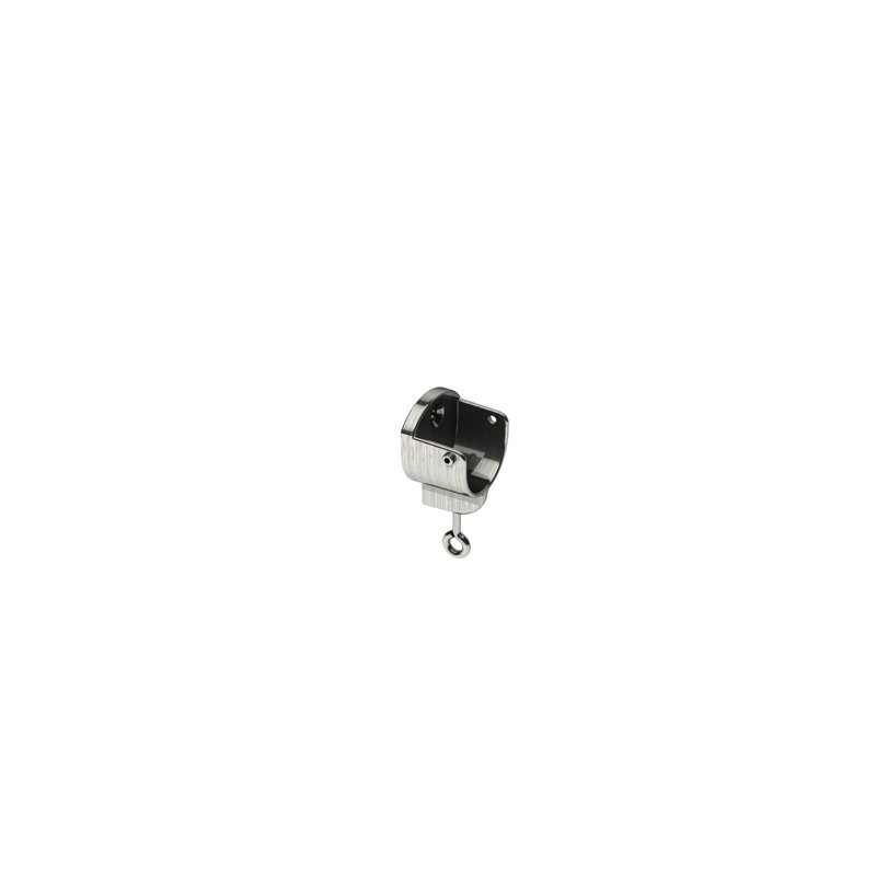 3.4cm Curtain Hardware Accessory, Chrome, 6.9cm H x 3.4cm W x 2.5cm D
