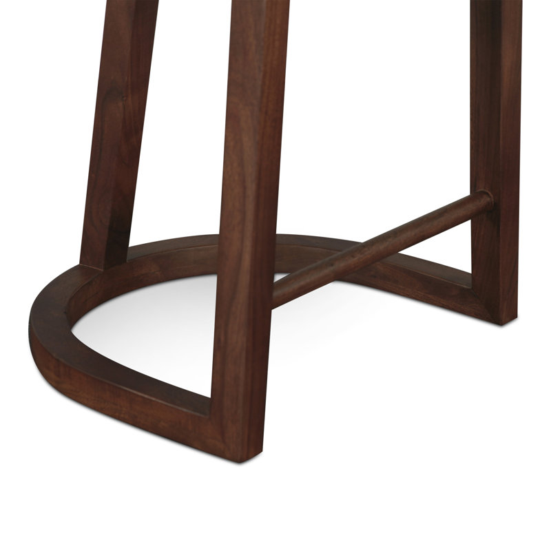 Hampton Upholstered Stool with Solid Wood Frame