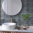 Gesele 12" x 12" Beveled Glass Brick Joint Wall Tile-69536378
