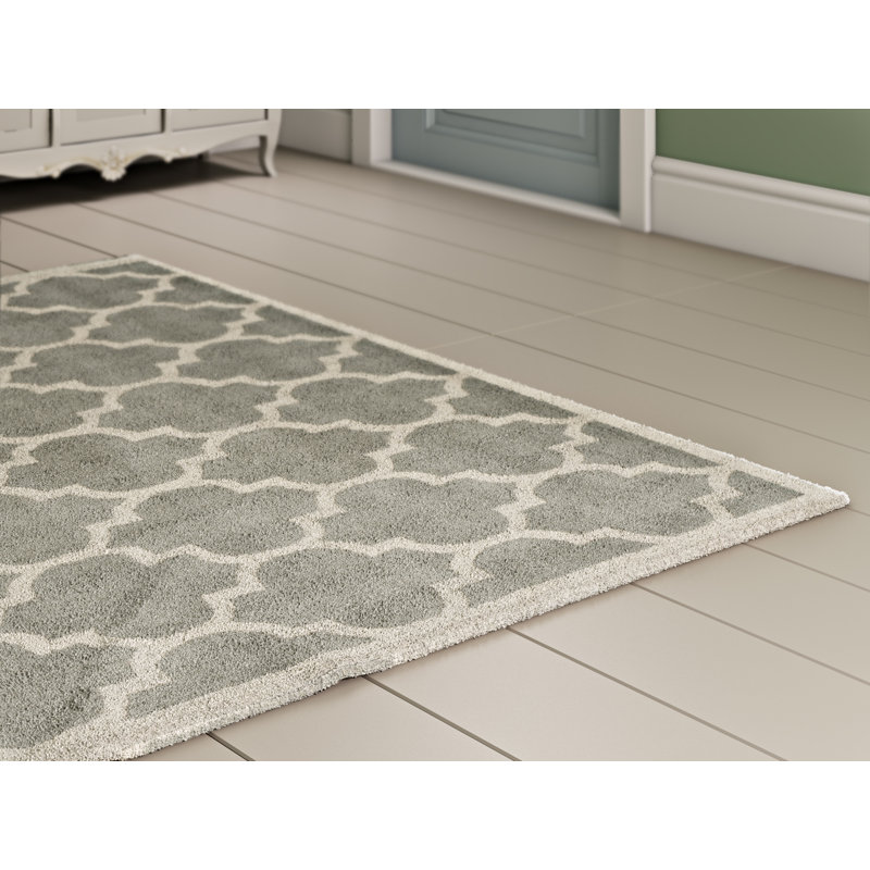 Tekonsha Geometric Wool Hand Woven Area Rug, Rectangle 183 x 274 cm