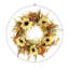 22" Fall Sunflower and Heather Wreath-1764800517