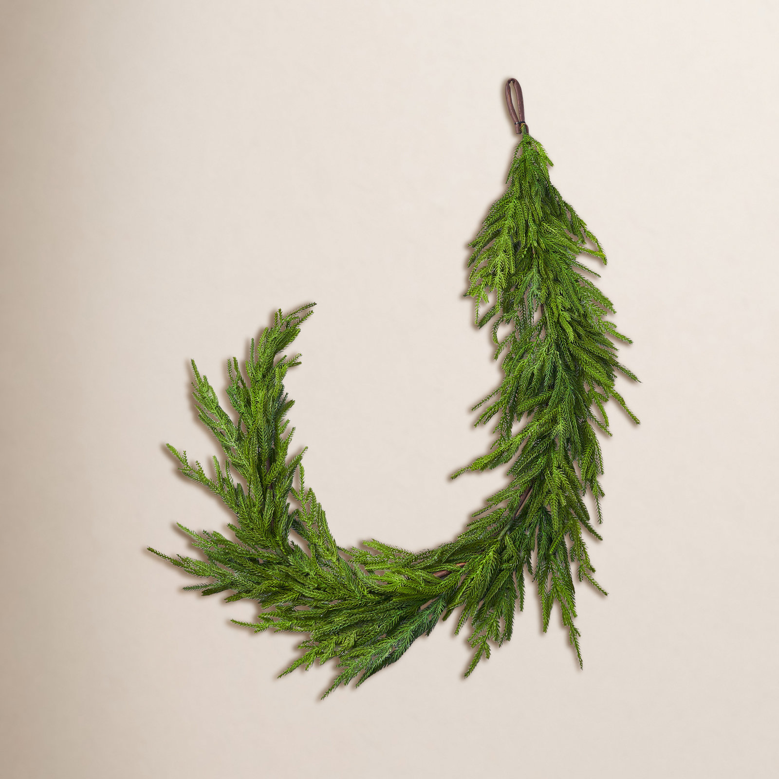 360" Norfolk Pine Christmas Garland, 5' L