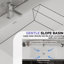 Meuble-lavabo mural flottant avec double surface de comptoir en blanc-570552124-570552126