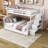Goldean Twin Over Full Bunk Bed with Built-In Stairs-805148196