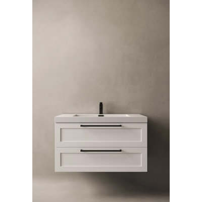 Ensemble de meuble-lavabo mural simple l 30 po x P 20 po x H 24 po Devillage