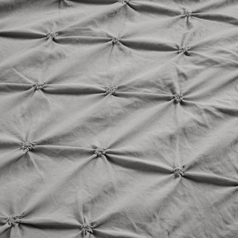 Ensemble de housse de couette 3 pièces Blue Ravello, Grand, gris