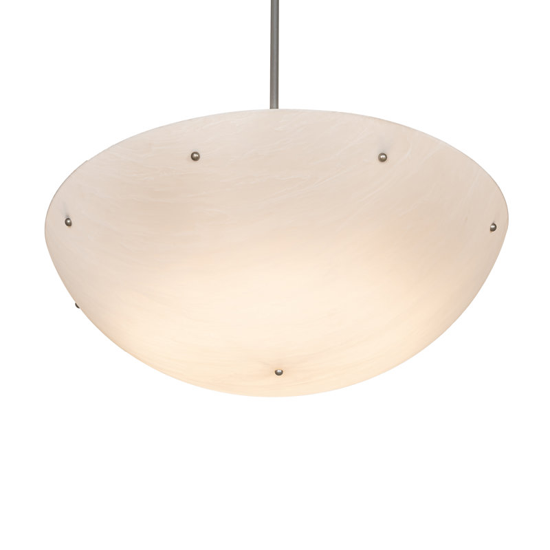 36" Wide Cypola Alabaster Inverted Pendant