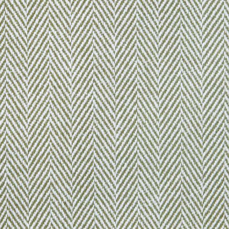 Celine Chevron Throw Blanket, White/Willow