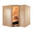 Union Rustic Houndsfield 1 - Person Traditional Steam Sauna in Spruce