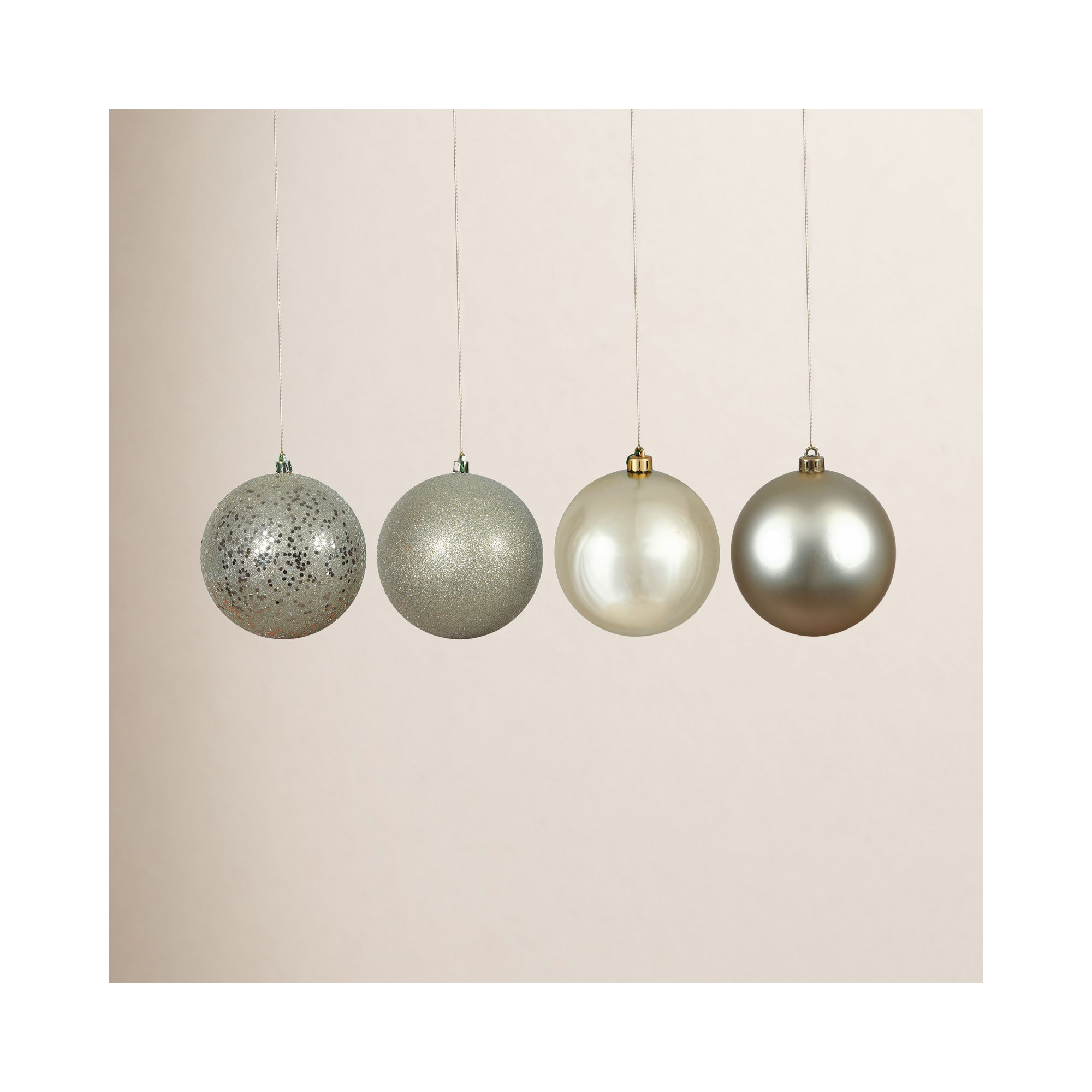 Holiday Décor Ball Ornament, Champagne