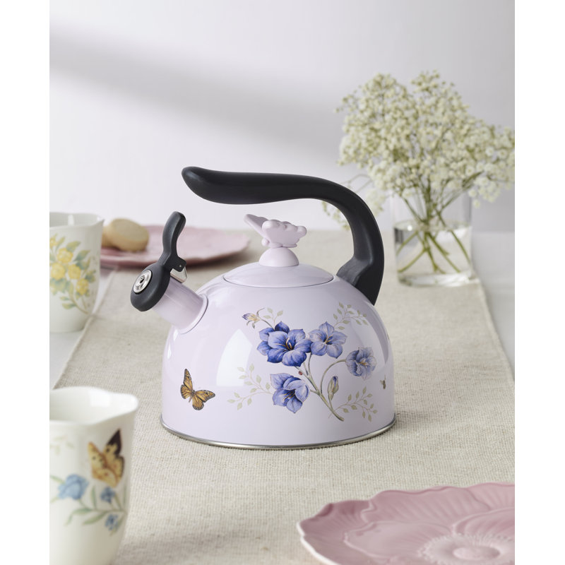 Lenox Butterfly Meadow Colors Tea Kettle