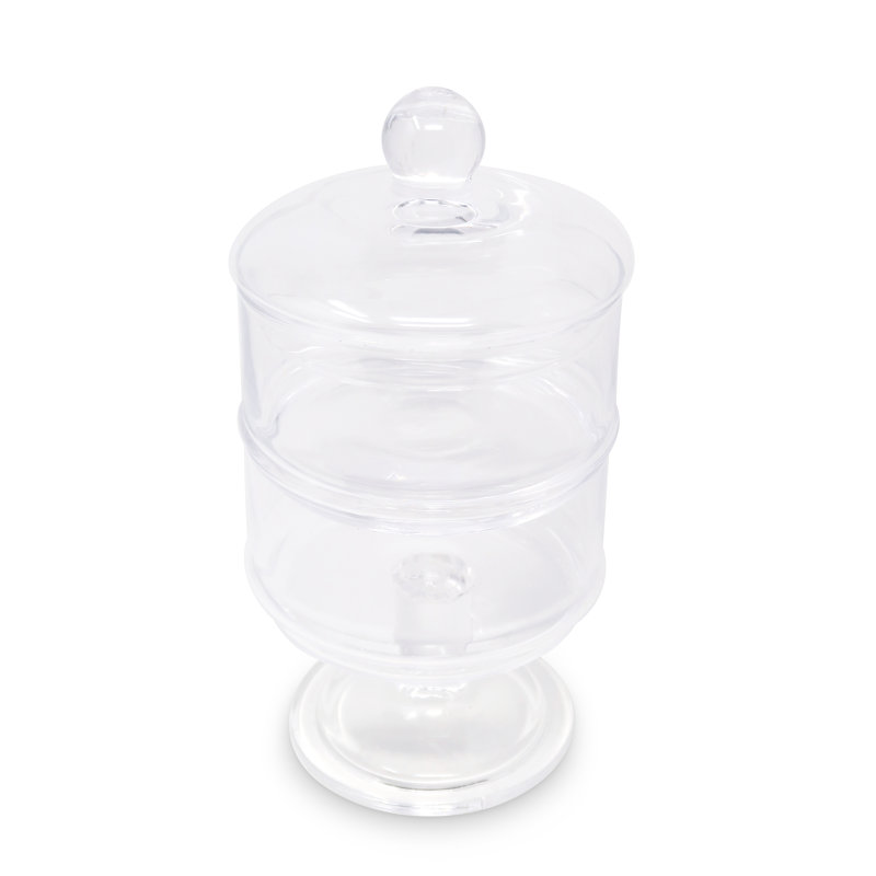 Liscio Ottico - Double Cookie Jar With Spiral Design