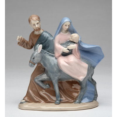 Figurine de vol de la famille sainte à l’égypte