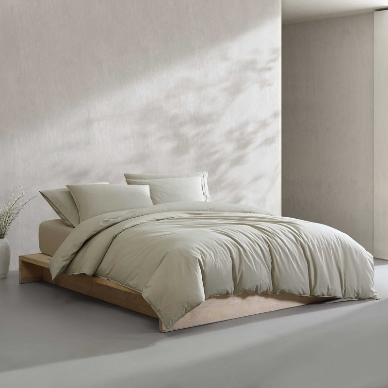 Ensemble de housse de couette Calvin Klein, Housse de couette pour très grand lit et 2 très , Vert