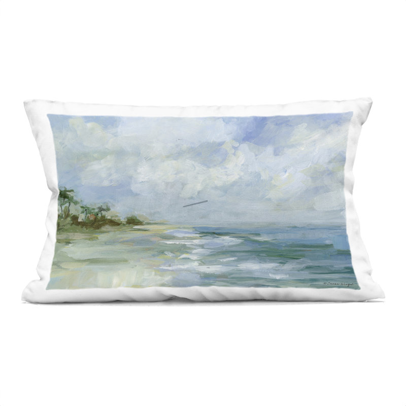 Coussin décoratif Fort Lauderdale Beach, imprimé par Susan Winget
