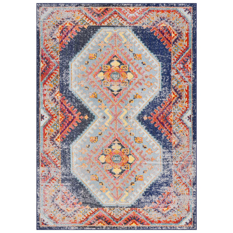 Monaco Performance Southwestern Rug, Rectangle 8' x 10'