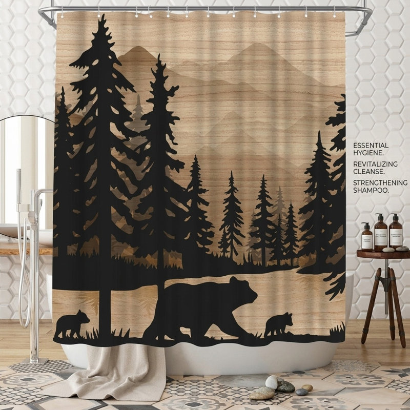 Rideau de douche Bear