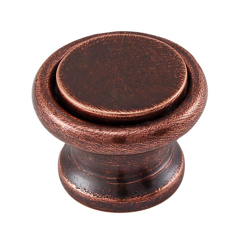Archimedes Mushroom Knob, 1.25" H x 1.25" W x 1.25" D, Antique Copper